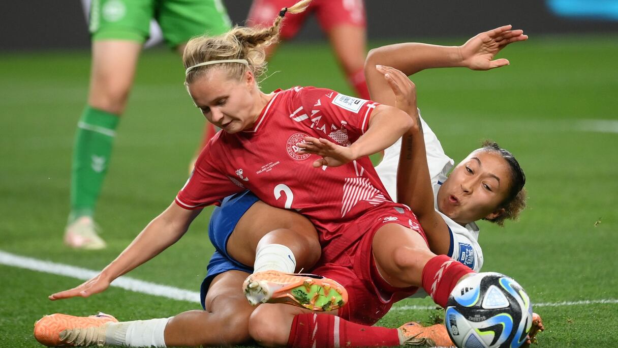 Mondial Féminin2023: Phase de jeu du match Angleterre-Danemark