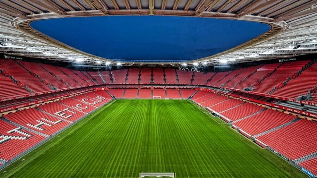 Le stade de Bilbao, en Espagne.