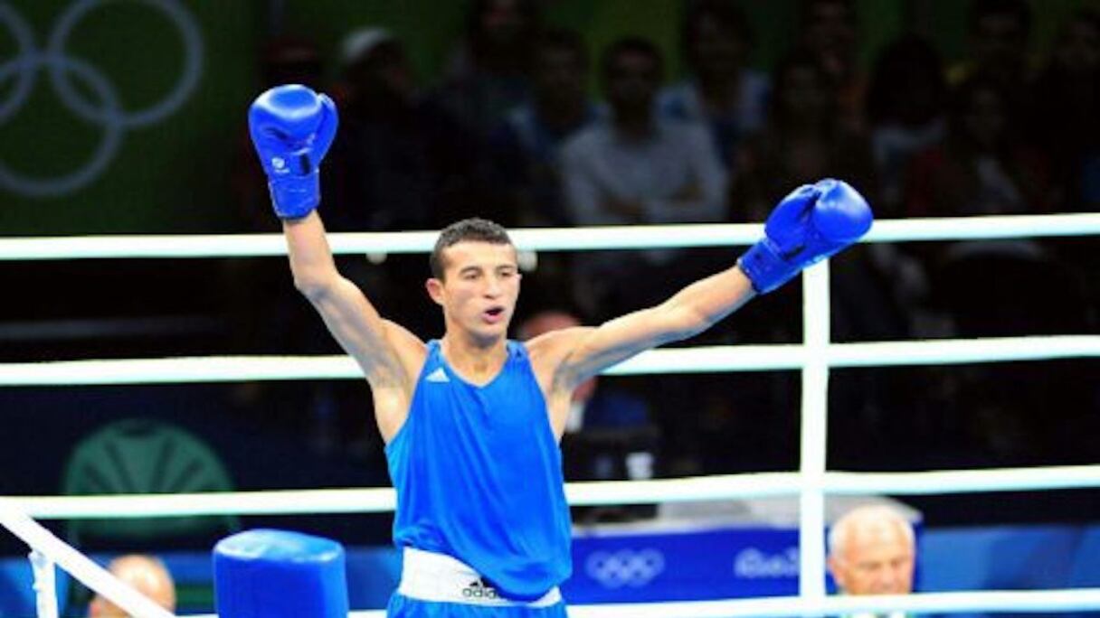 Le boxeur marocain Mohamed Hamout.