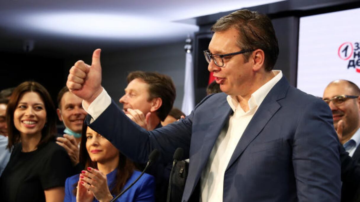 Aleksandar Vucic, président de la Serbie.