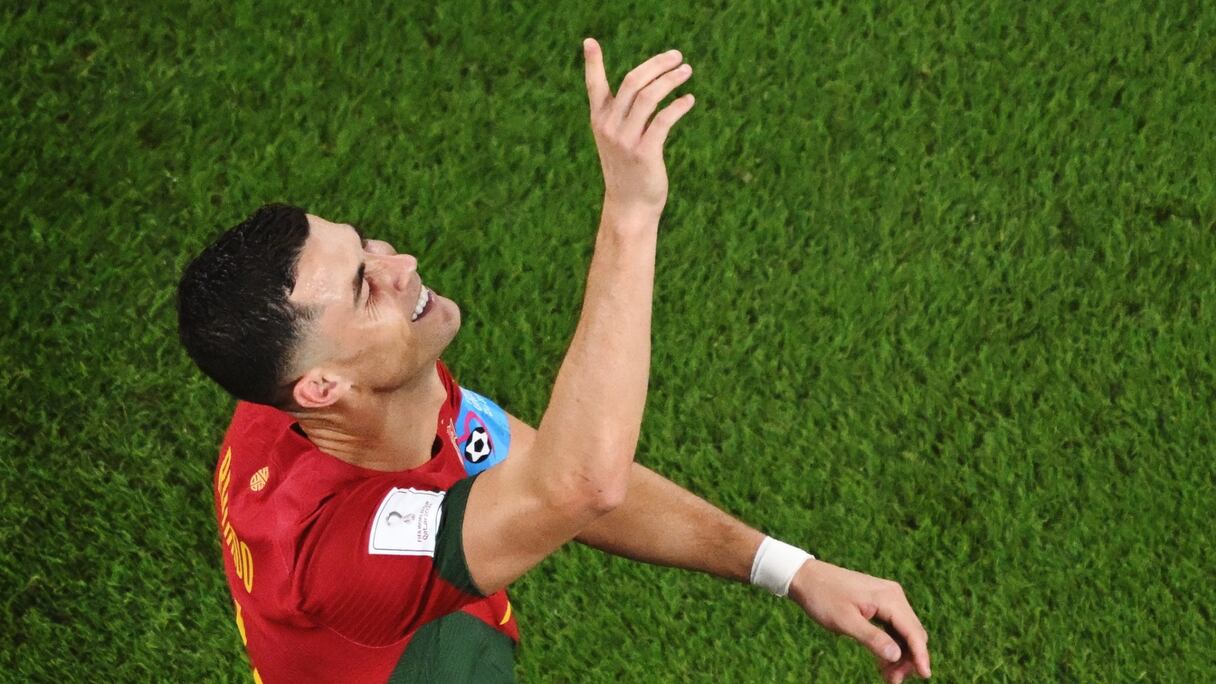 Cristiano Ronaldo, capitaine du Portugal.