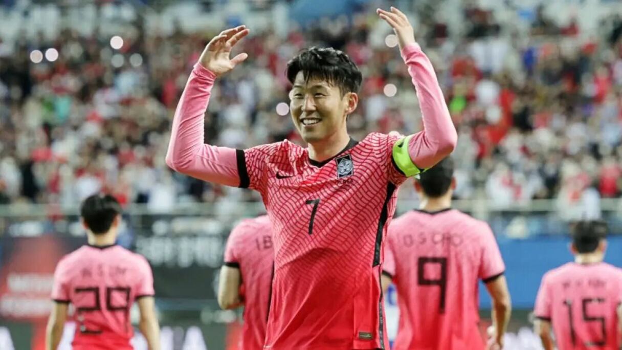 Son Heung-min, capitaine de la Corée du Sud.