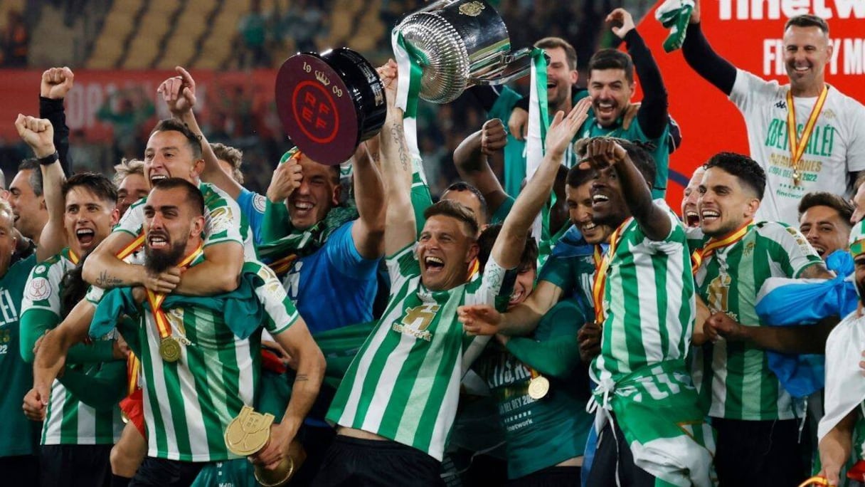Le Betis Séville vainqueur de la Coupe du Roi.