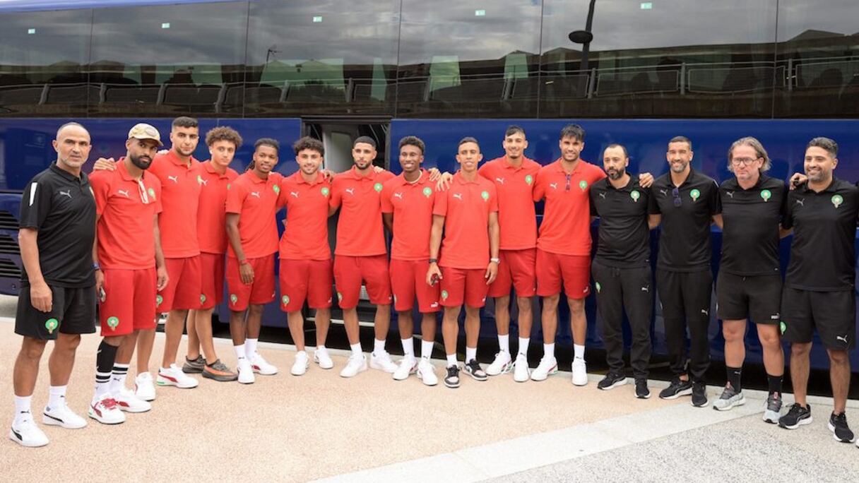 Les Lionceaux de l'Atlas à l'Aéroport de Lyon-Saint-Exupéry, le 14 juillet 2024.