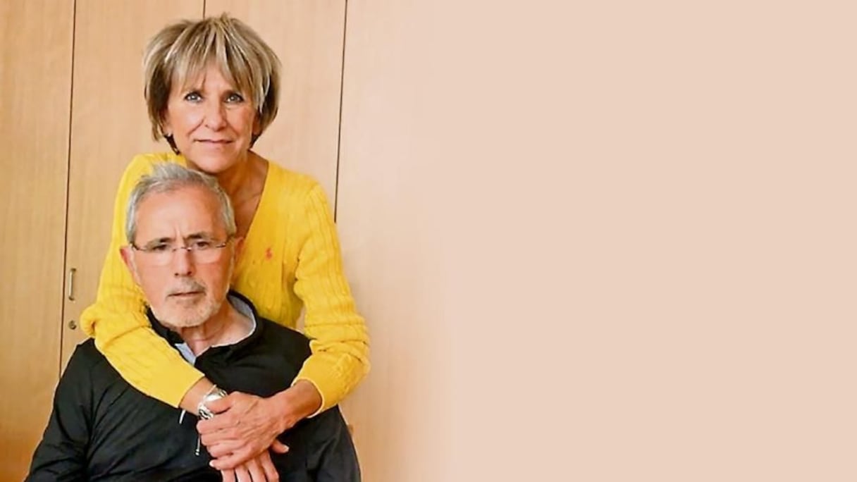 Gerd Müller et sa femme.