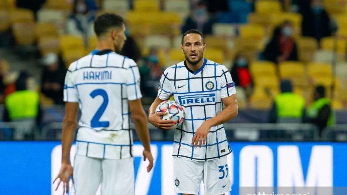 Danilo D'Ambrosio et Achraf Hakimi.