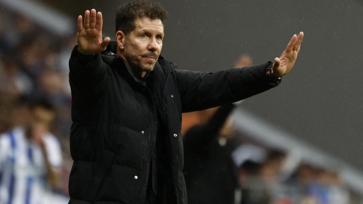 Diego Simeone, entraineur de l'Atlético Madrid.