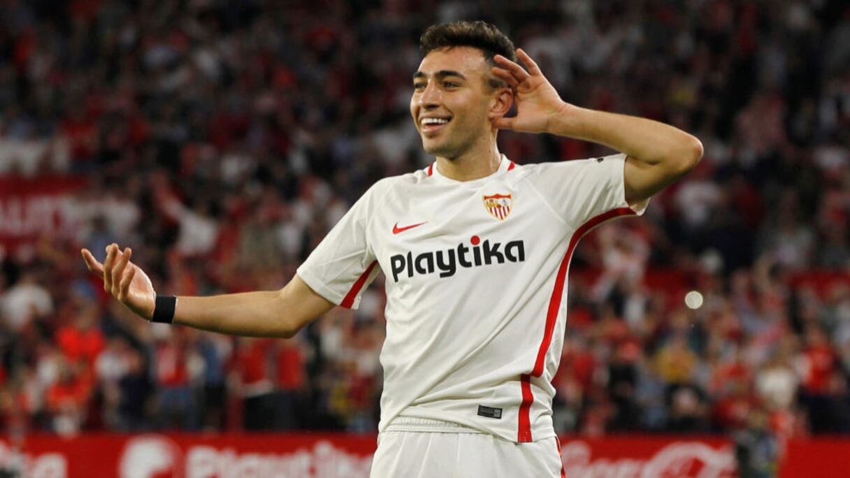 Munir El Haddadi, international marocain du FC Séville.