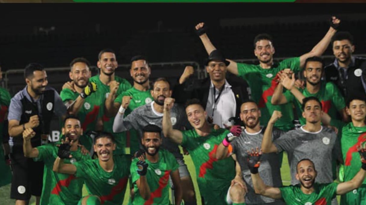 L’équipe nationale de football pour amputés.