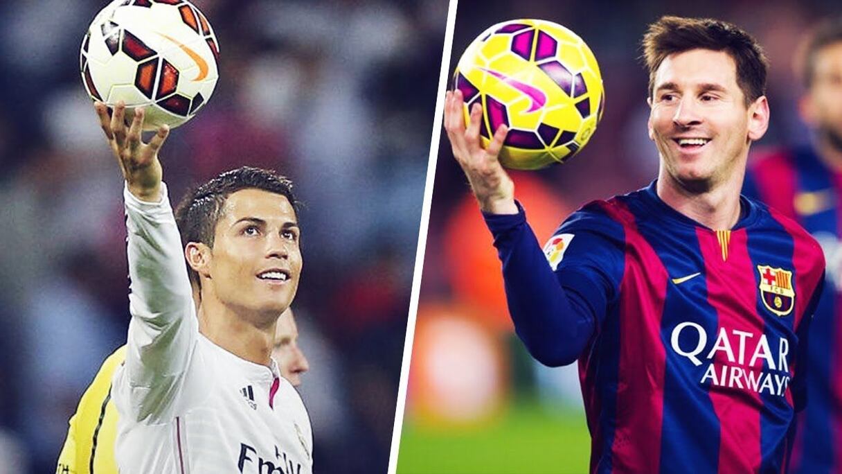 Critiano Ronaldo et Lionel Messi (Photo-montage)