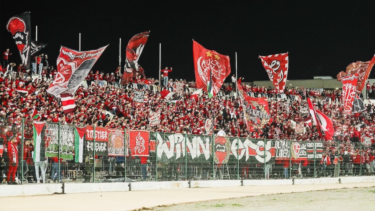 Les supporters du Wydad de Casablanca.