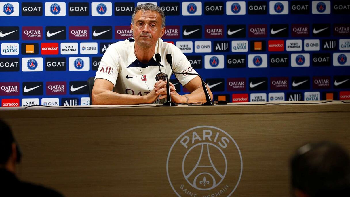 Luis Enrique, entraineur du Paris Saint-Germain.