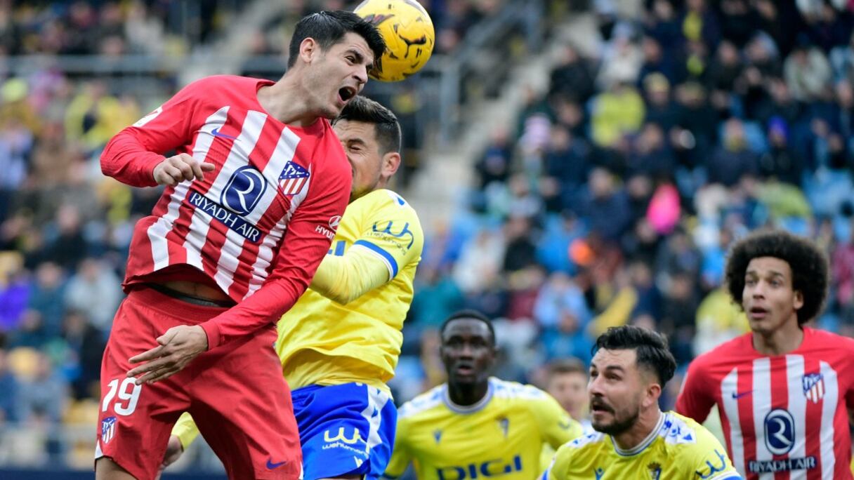 Duel Cadix-Atlético Madrid.