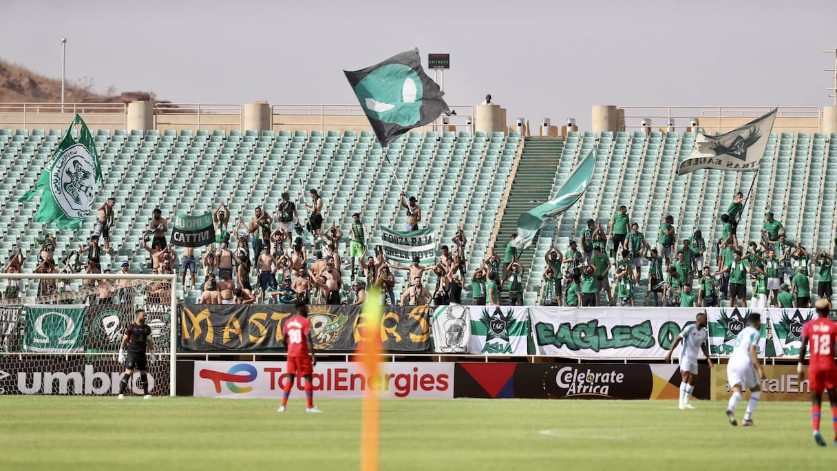 Le match de la 4e journée de la phase de poules de la Ligue des Champions Horoya-Raja, le 7 mars 2023 à Bamako.