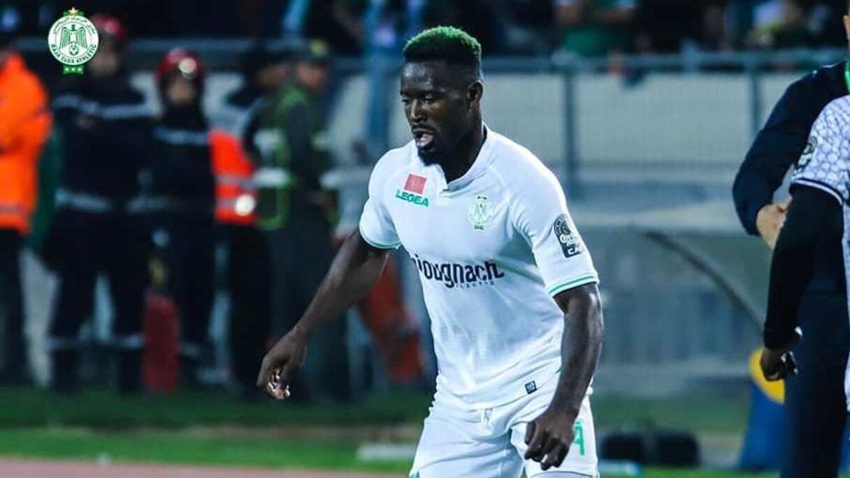 Le défenseur camerounais du Raja Fabrice Ngah.