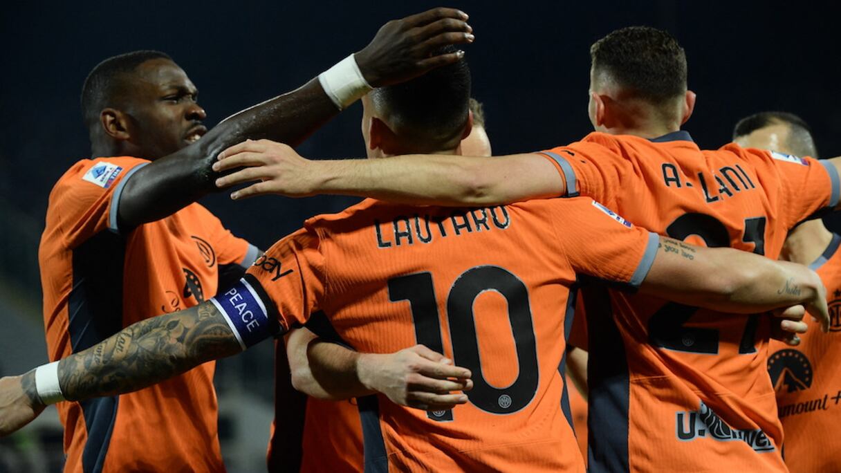 Les joueurs de l'l'Inter Milan.