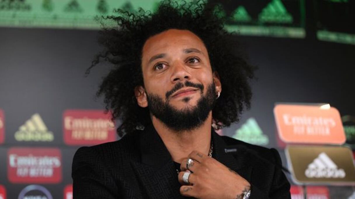 Marcelo faisant ses adieux au Real Madrid, lundi 13 juin 2022.