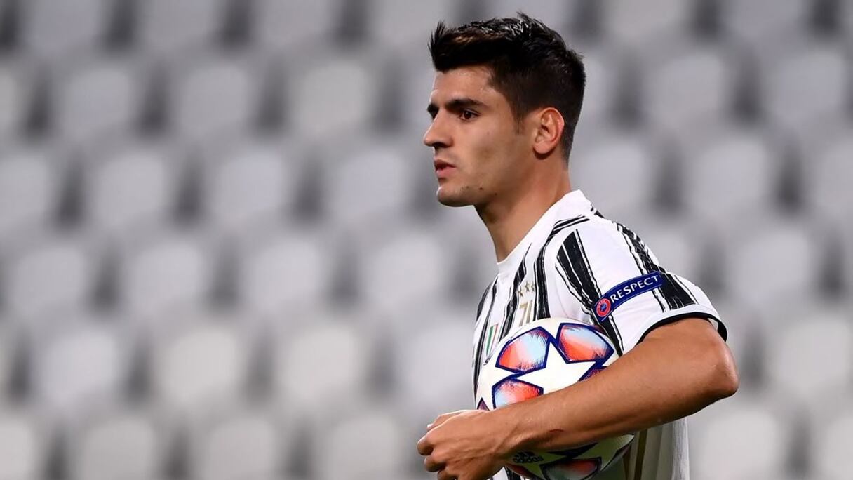 Alvaro Morata, attaquant espagnol de la Juventus de Turin.