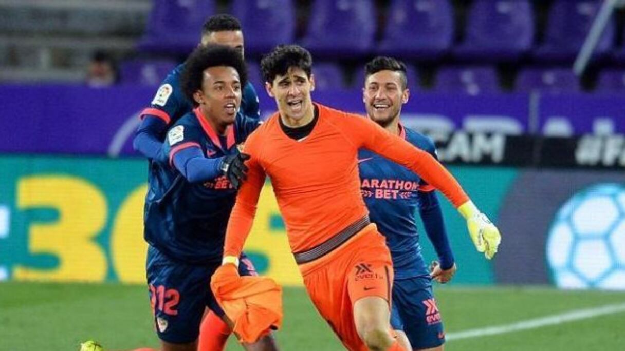 Yassine Bounou, international marocain de Séville FC.