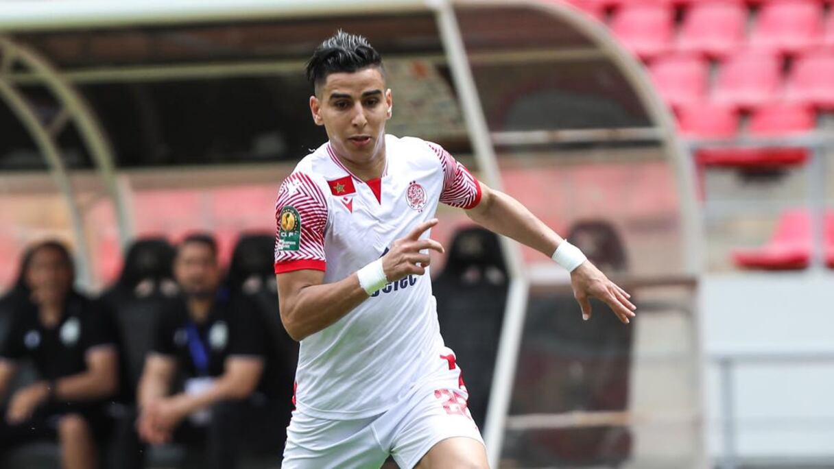 Muaid Ellafi, joueur du Wydad de Casablanca.