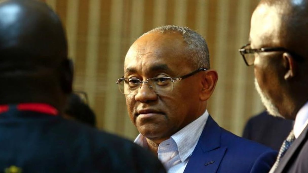 Ahmad Ahmad, président de la Confédération africaine de football.