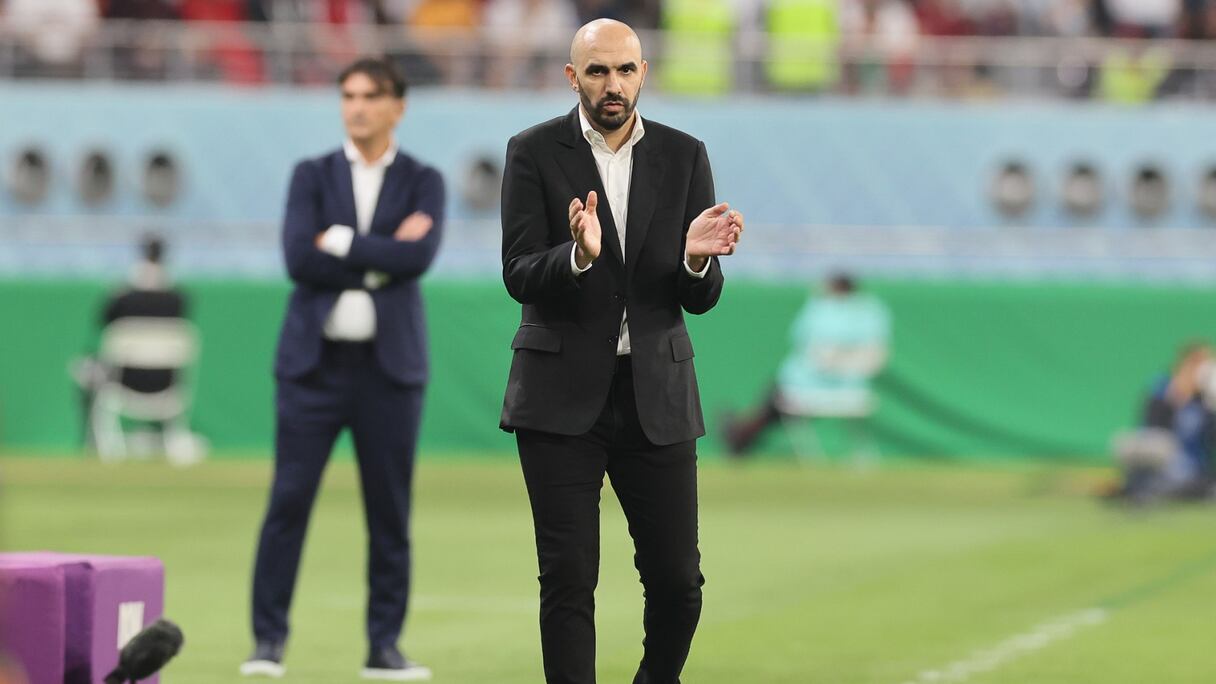 Walid Regragui, sélectionneur national.