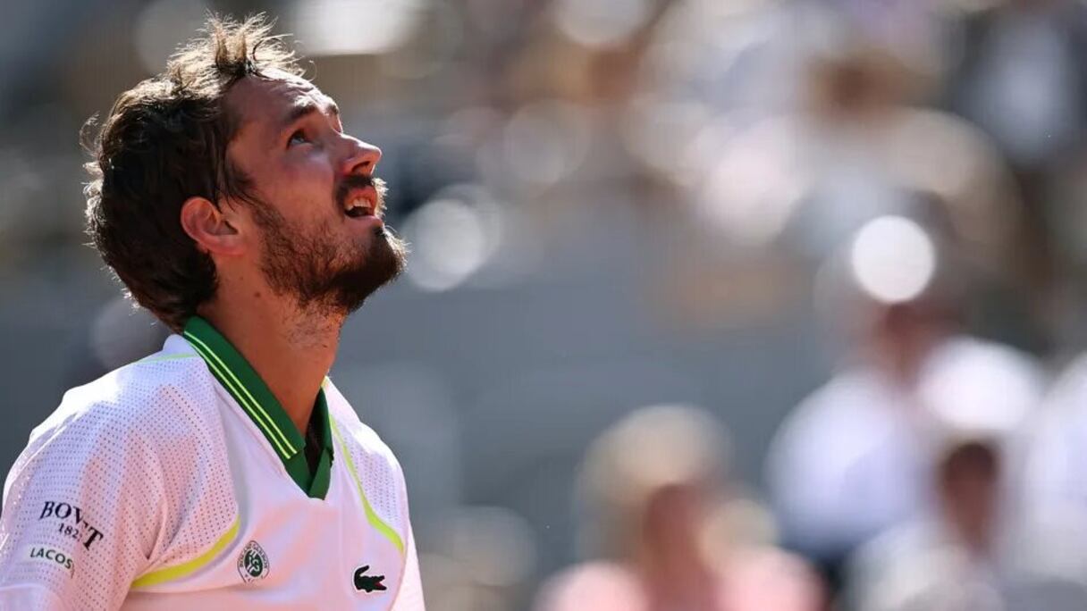 Le Russe Daniil Medvedev à Roland-Garros, le 30 mai 2023.