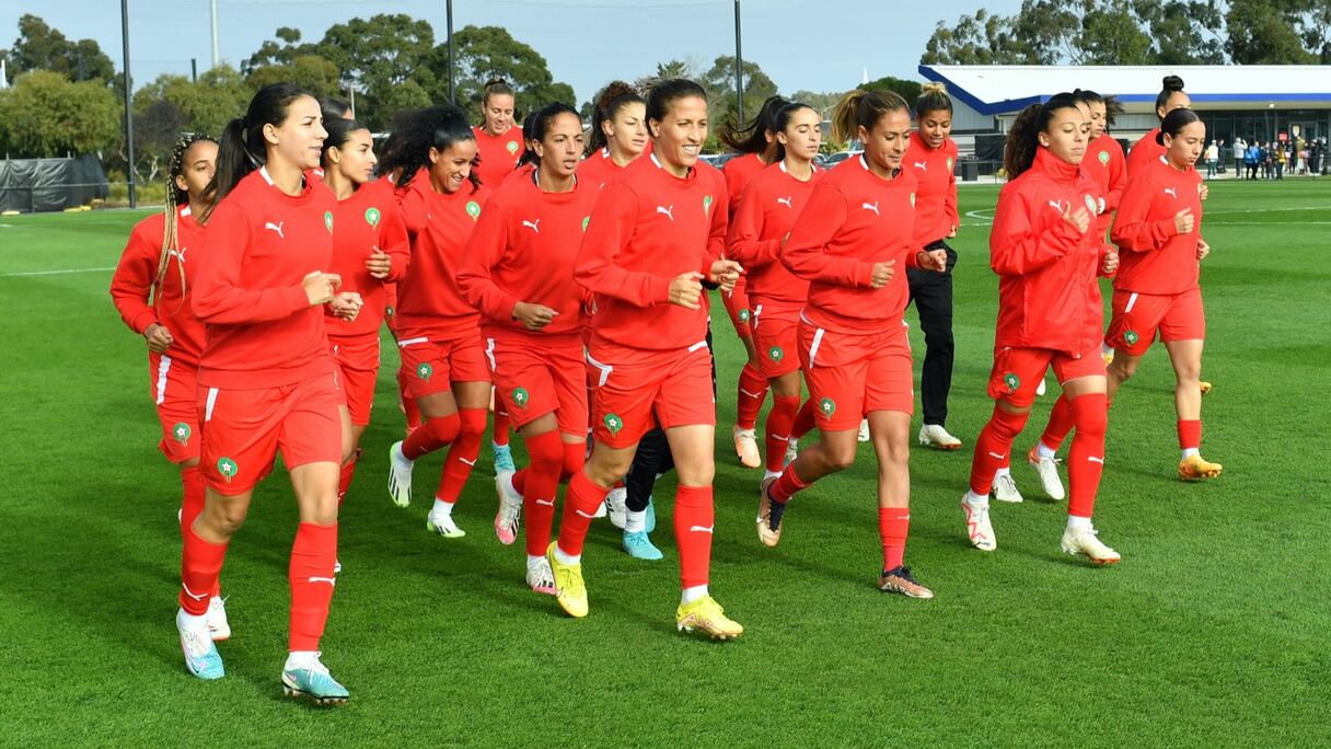 Une séance d'entrainement des Lionnes de l'Atlas à Melbourne en Australie.