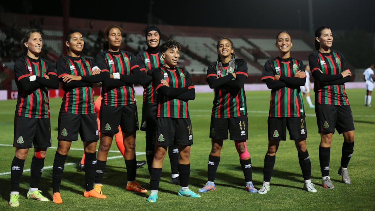 L'équipe féminine de l'AS FAR.