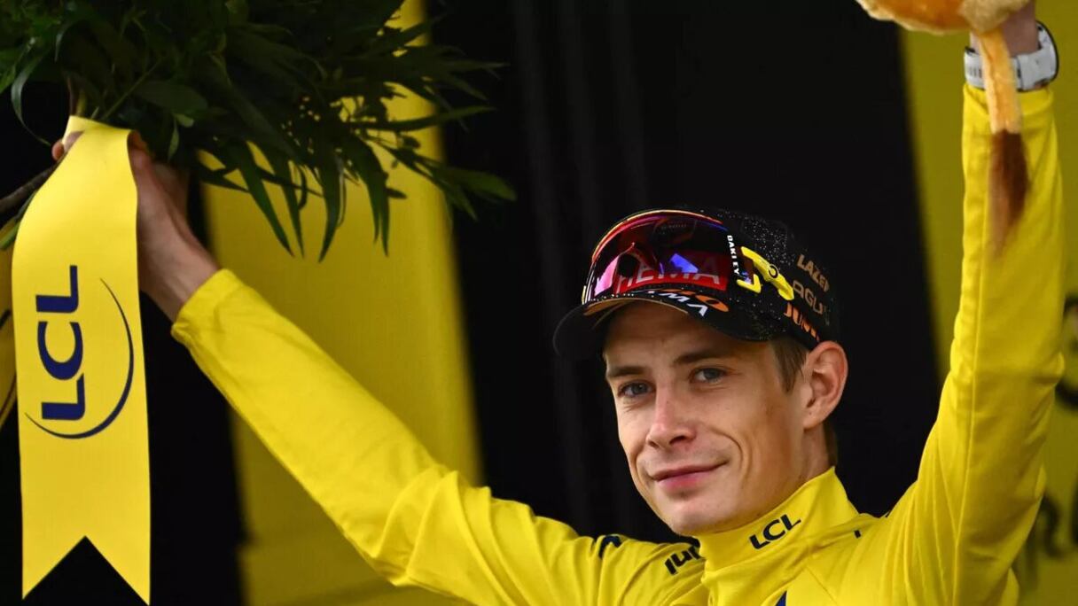 Le Danois Jonas Vingegaard, vainqueur du Tour de France 2023.