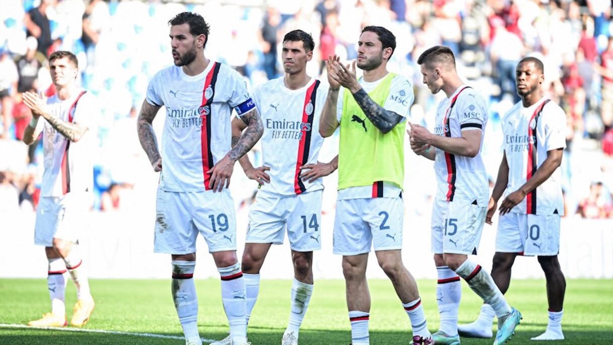 Les joueurs de l'AC Milan.