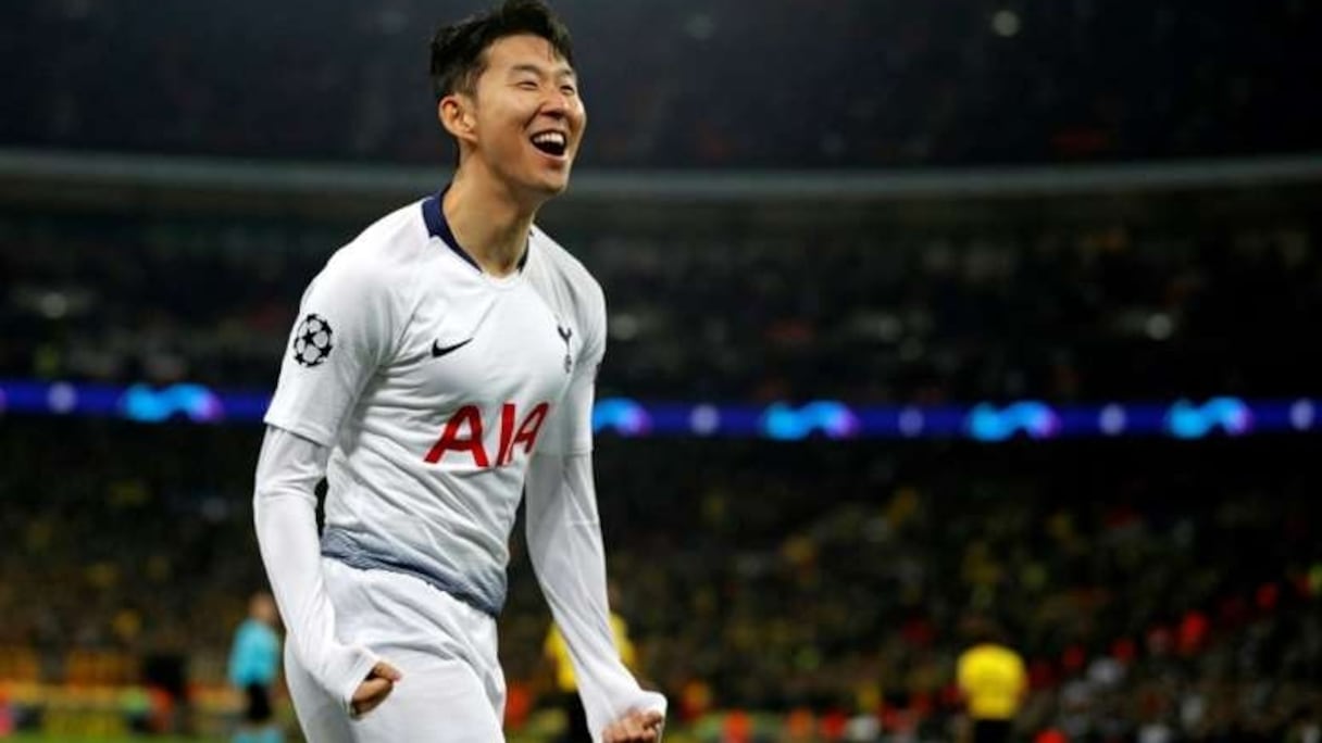 Le joueur sud-Coréen de Tottenham, Son-Heung-min.