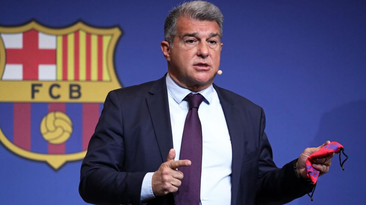 Joan Laporta, président du FC Barcelone