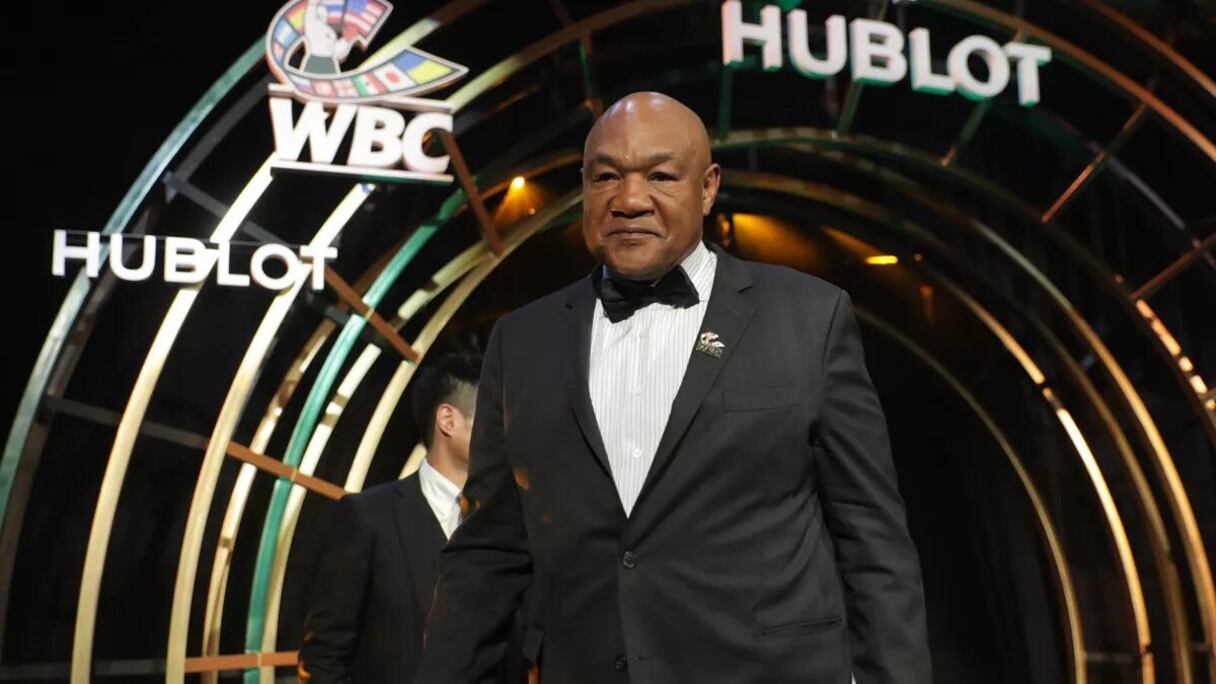 George Foreman, légende de la boxe.