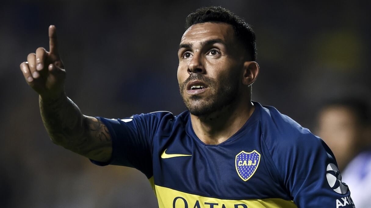 Carlos Tevez, capitaine de Boca Juniors.