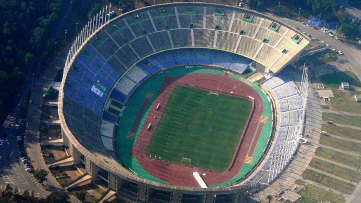 Le Stade du 5-Juillet devant abriter le match Chabab Belouizdad-Wydad de Casablanca.
