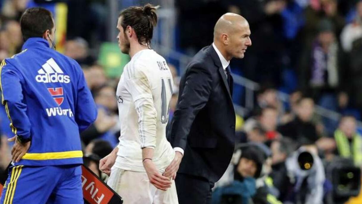 Zidane n'arrive toujours pas à faire sauter Gareth Bale.