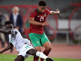 Ayoub El Amloud, défenseur du Wydad et de l'équipe nationale.