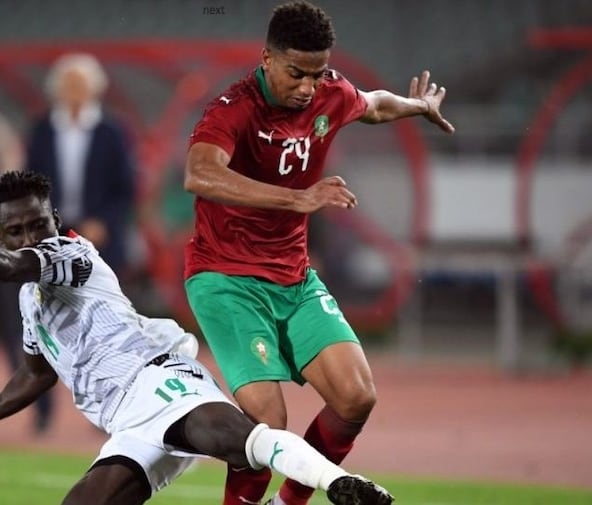 Ayoub El Amloud, défenseur du Wydad et de l'équipe nationale.