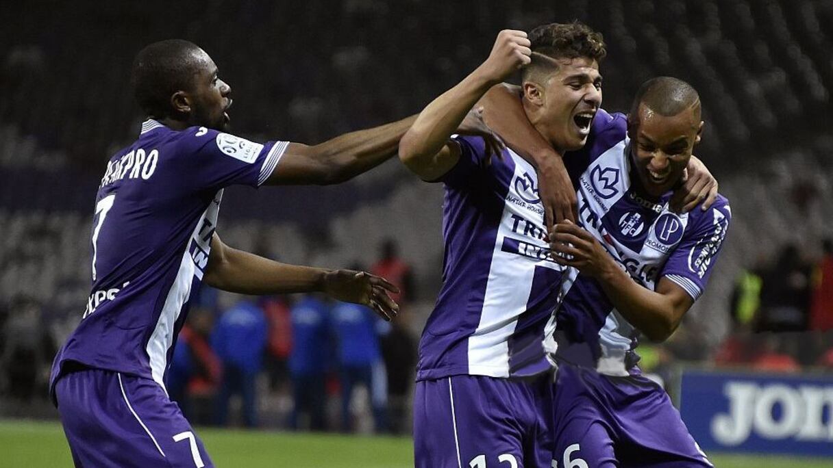 Zinedine Machach, joueur de Toulouse.