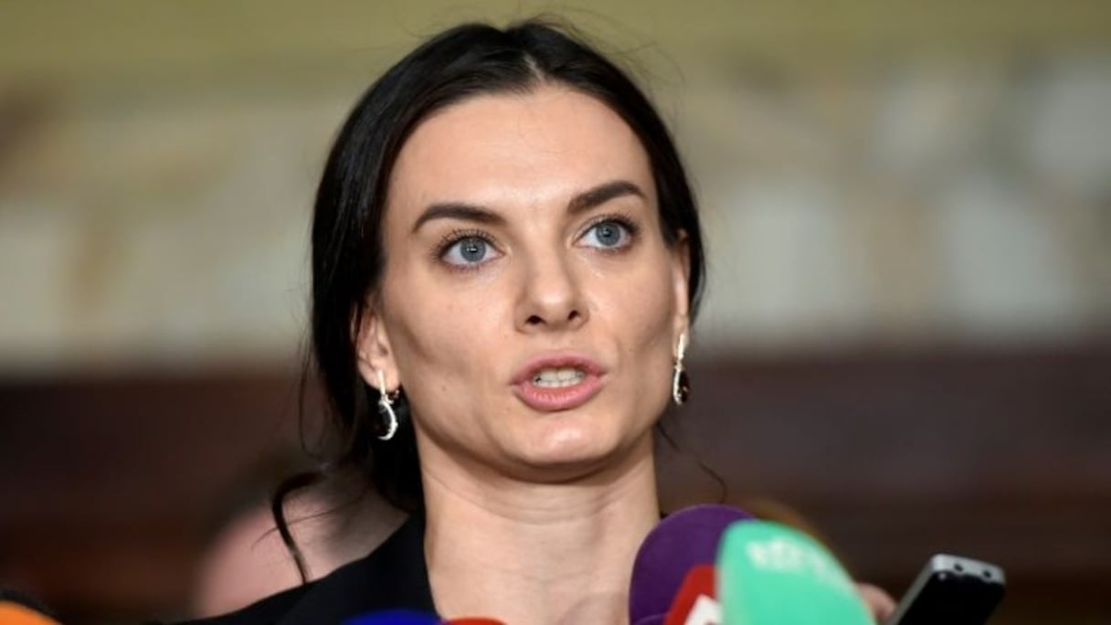 L'ancienne perchiste russe, double championne olympique, Yelena Isinbayeva, en conference de presse, le 9 décembre 2016 à Moscou.