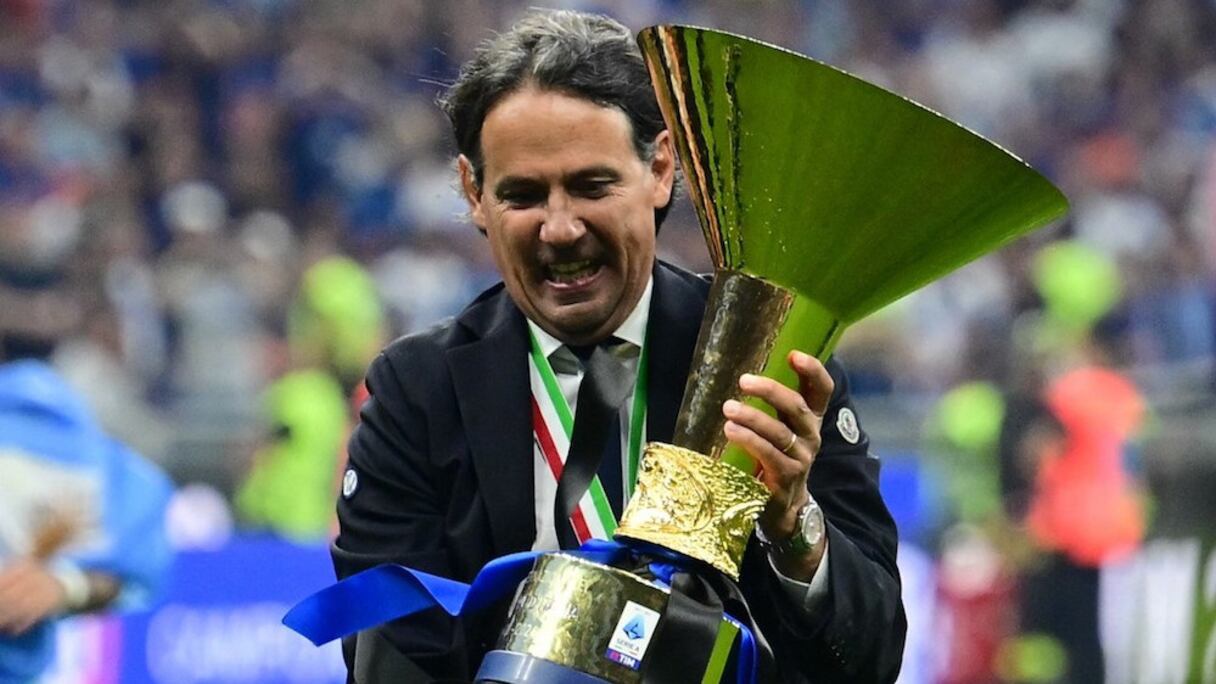 Simone Inzaghi, entraineur de l'Inter Milan.