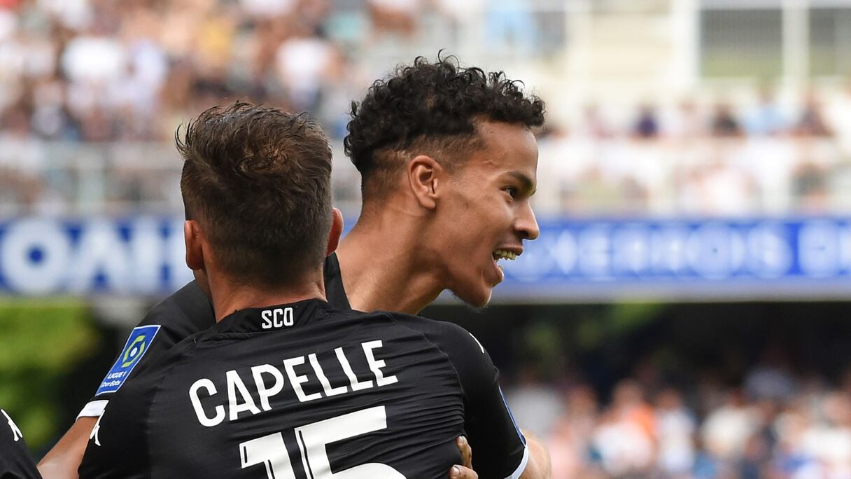 Amine Salama, attaquant franco-marocain du SCO Angers.