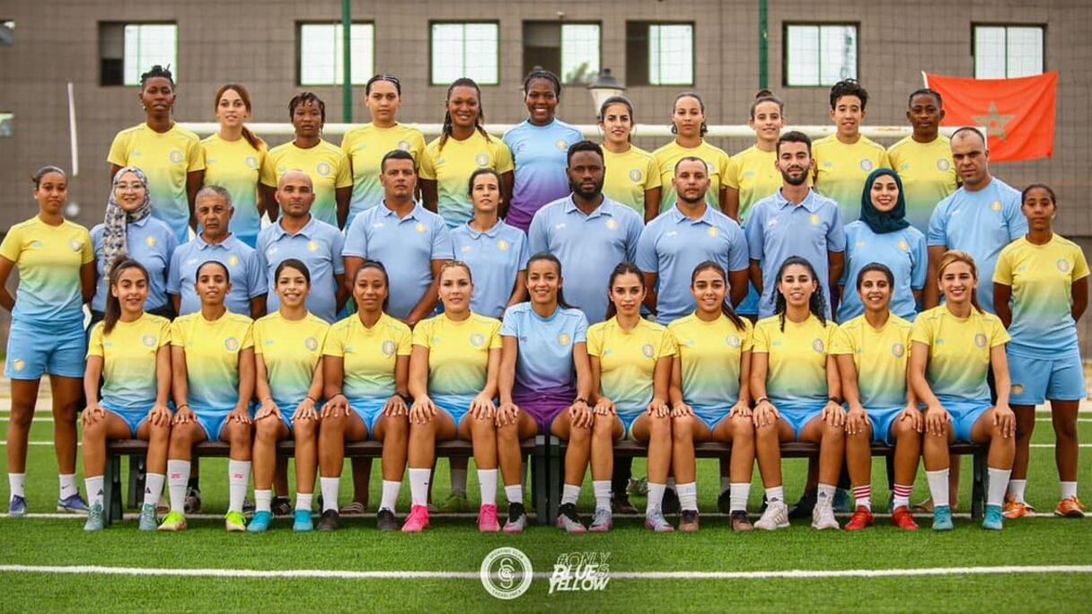 Les membres du Sporting Club Casablanca.