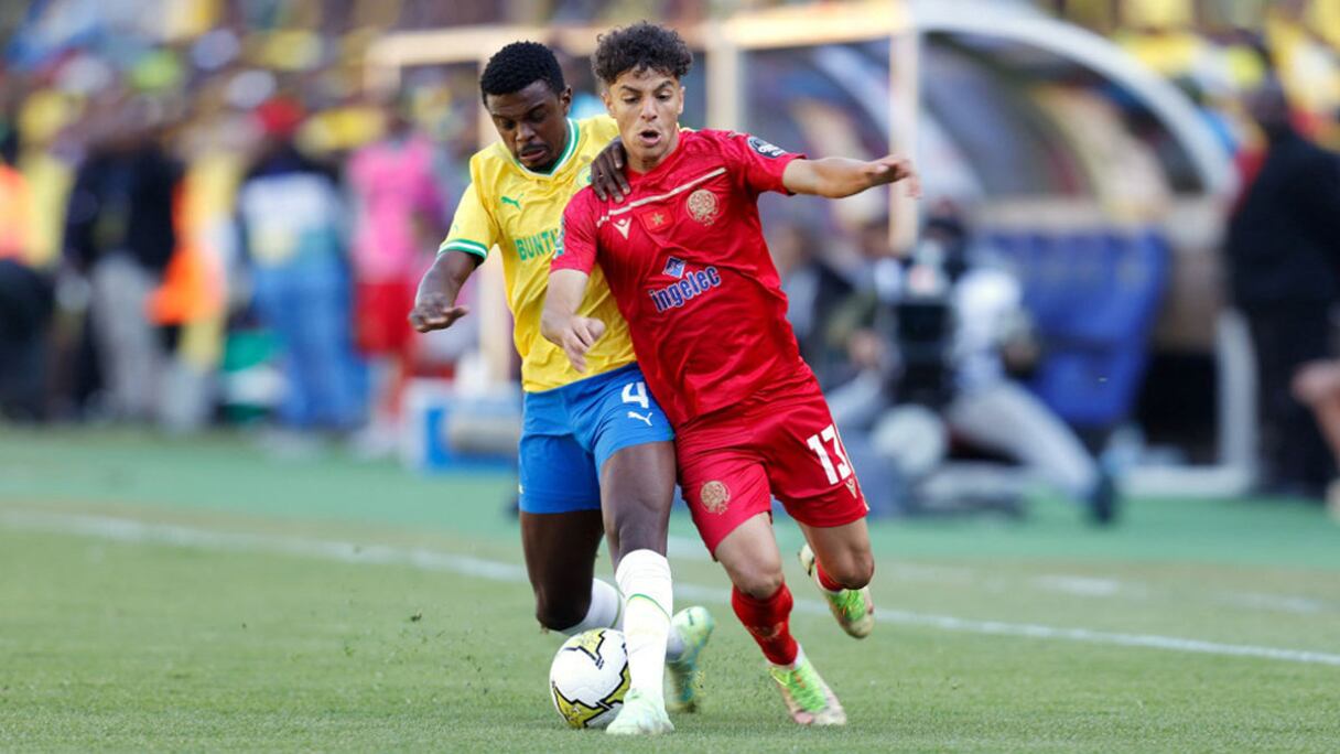 Abdallah Haimoud en match de Ligue des champions.