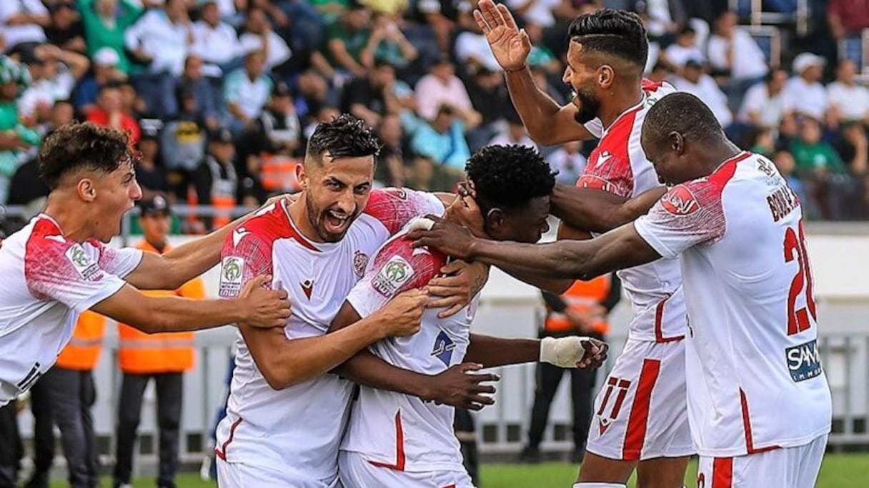 Les joueurs du Wydad de Casablanca.
