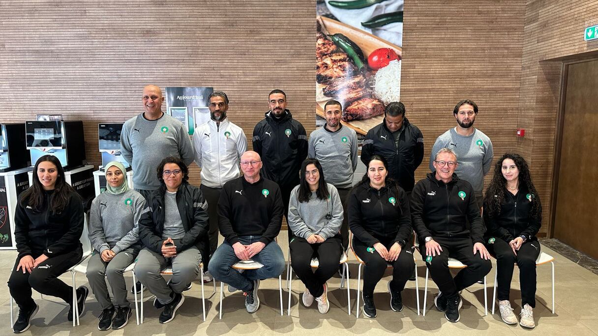 Membres de la Direction Technique nationale en visite au Centre Fédéral de Béni mellal