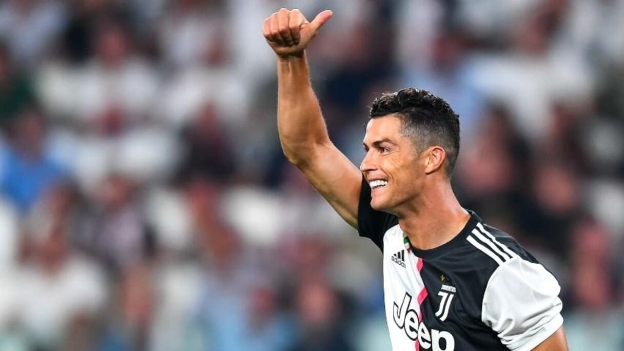 Maurizio Sarri (à droite) et Cristiano Ronaldo.