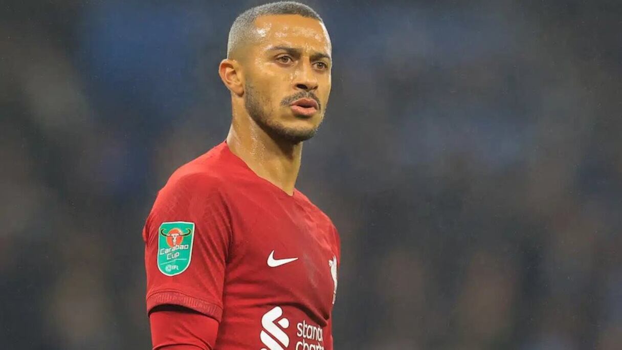 Thiago Alcantara sous le maillot de Liverpool.