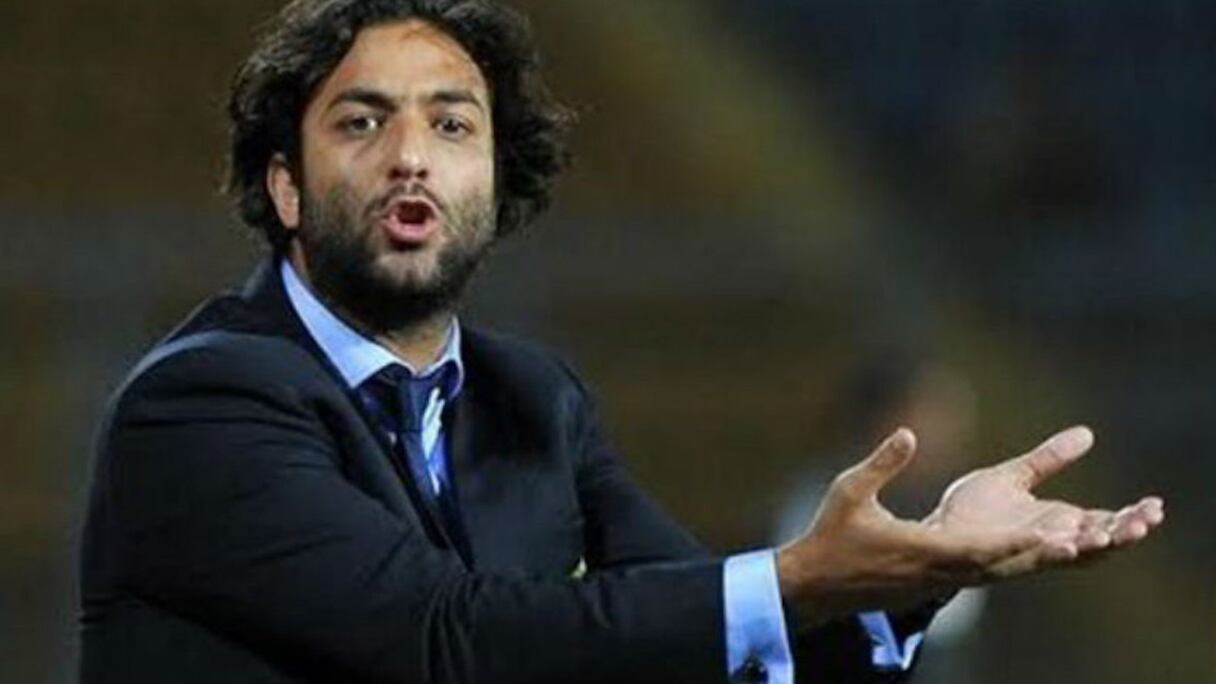 Ahmed Hossam «Mido», ancienne star du football égyptienne et actuel entraineur d'Ismaily.